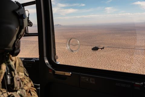 UH-72A Lakota on southern border c US Army