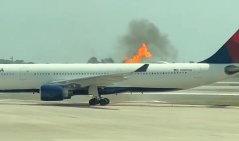 Delta A330 fire