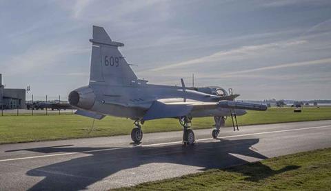 Swedish Gripen E delivery