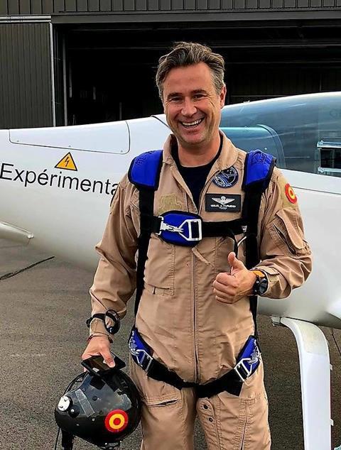 Helios Horizon founder and test pilot Miguel Iturmendi