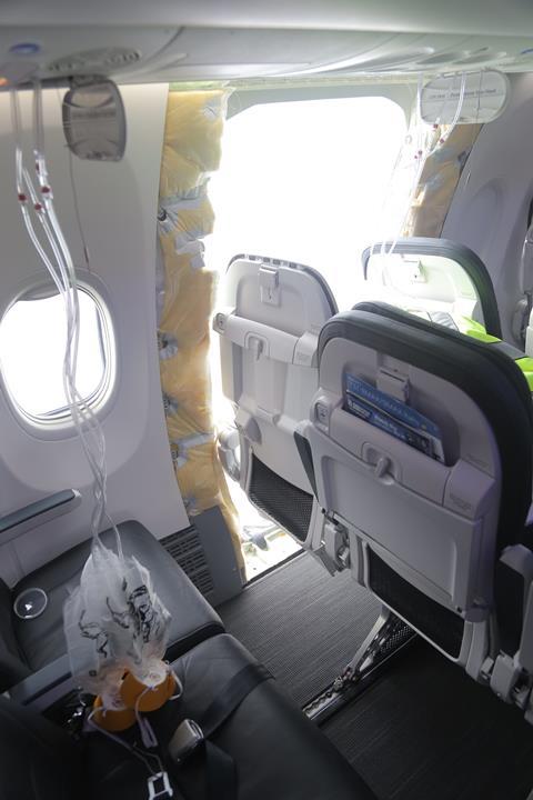 Alaska 737 Max 9 missing door plug