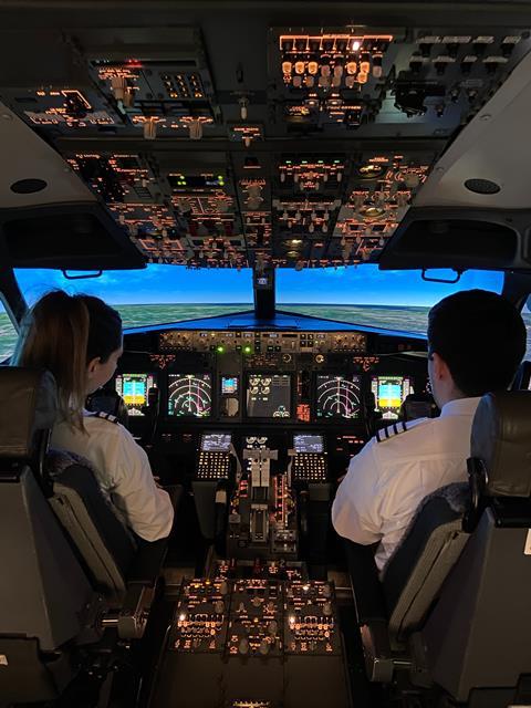 Atlantic Flight Training Academy simulator