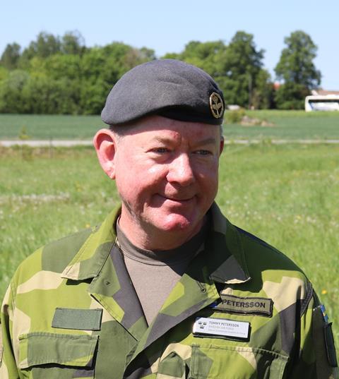 Swedish Brigadier General Tommy Petersson