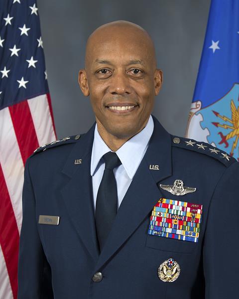 General Charles Brown c USAF