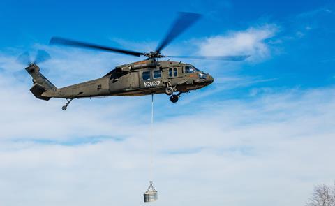Black Hawk Sling Load Flight 2026 a