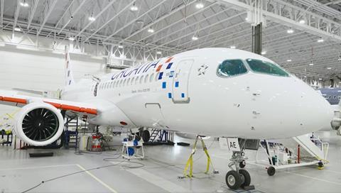 Croatia A220-c-Croatia Airlines