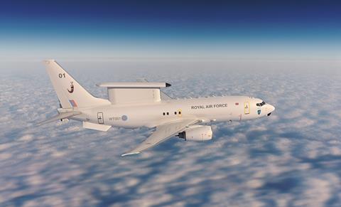 RAF E-7A Wedgetail AEW1