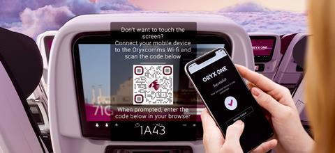 Qatar Airways - ‘Zero-Touch’ In-flight Entertainment Technology - 1