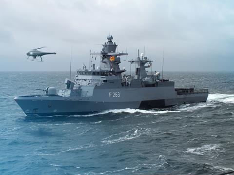 UMS Skeldar V-200 with K130 corvette