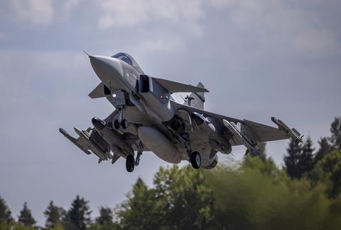Gripen with RBS15