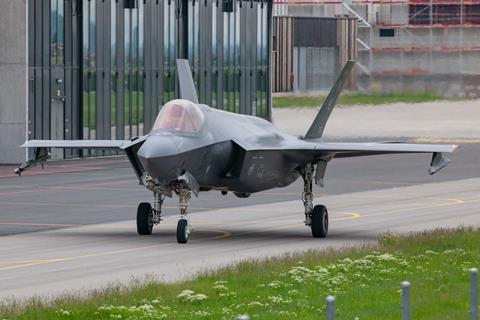 F-35A at Payerne air base