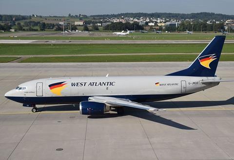 West Atlantic 737-300 freighter-dxme Creative Commons