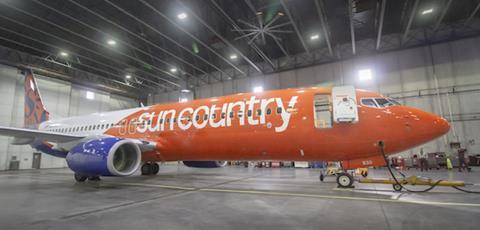 Sun Country 737 new livery 