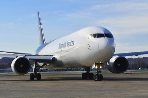 A UPS Boeing 767 Freighter