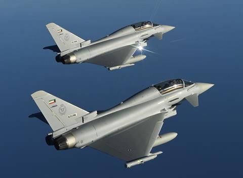 Kuwait air force Eurofighter Typhoons