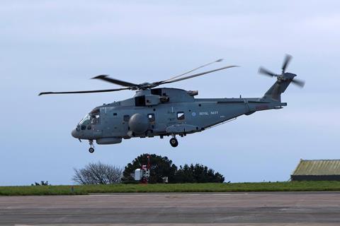 Royal Navy AW101 Crowsnest