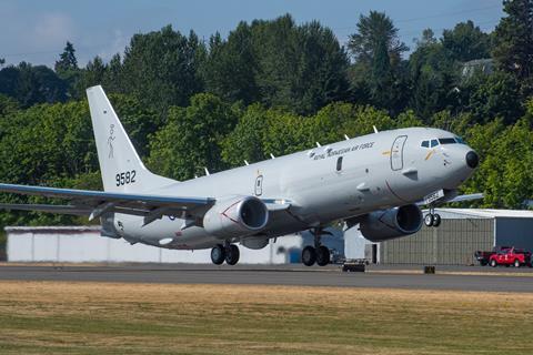 Royal Norwegian Air Force Boeing P-8A Poseidon