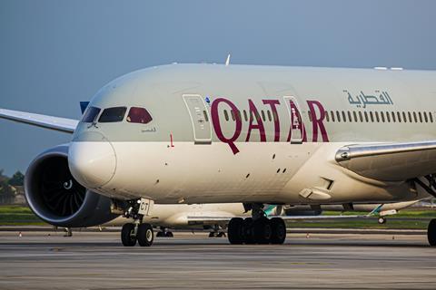Qatar AIrways Boeing 787