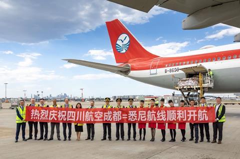 Sichuan Airlines returns to Sydney