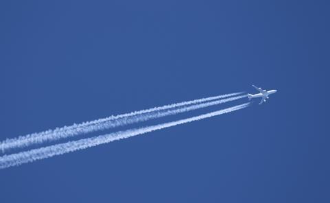 Vapour trail emissions environment 