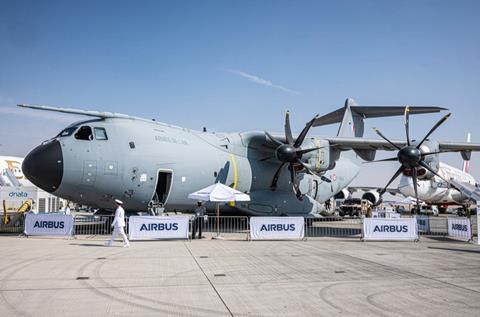 A400M at Dubai air show