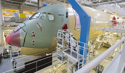 A350 assembly