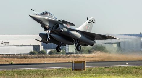 Indian Rafale departs