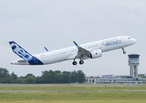 MSN6673 A321neo test flight-c-Airbus