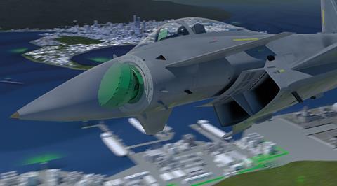 Eurofighter with ECRS Mk1 radar