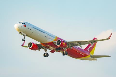 Vietjet VNA-629 airplane