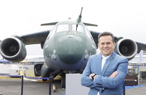 Bosco da Costa Junior with KC-390