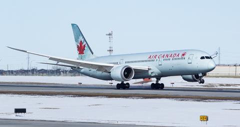 Air Canada 787 Calgary