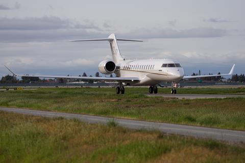 Global 7500 FlightGlobal test flight