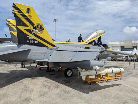 RMAF F-18D Hornet