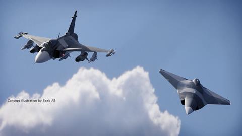 Saab combat aircraft concept