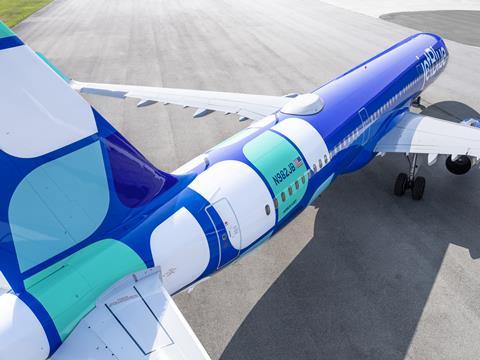 JetBlue-Mint-Livery-Tail-View