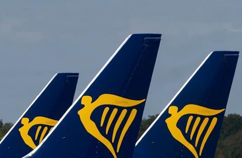 Ryanair tails