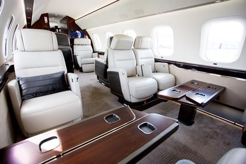 Global 7500 interior