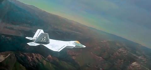 F-22 Red 6 ATARS projection