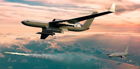 General Atomics shows off Defender UAV concept to protect refuelling ...