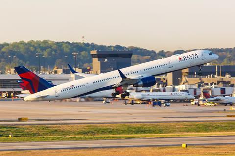 Delta Air Lines, Atlanta airport, April 2019