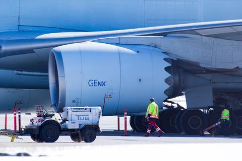 Cathay Pacific GEnx engine 747