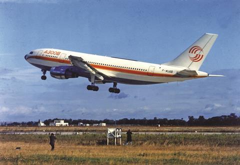 A300B1 first flight