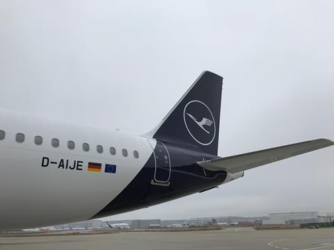 Lufthansa Airbus A321neo tail