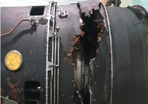 Iran Aseman engine damage-c-CAO