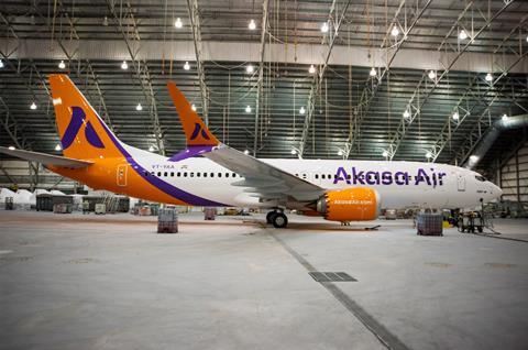 Akasa Air 737 Max 8