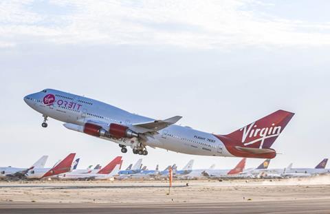 Virgin Orbit 747 Cosmic Girl