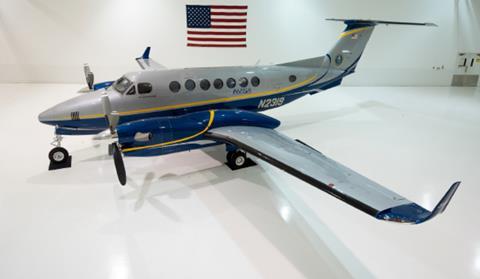 National Nuclear Security Administration King Air 350ER Aerial Measuring System aircraft - NNSA