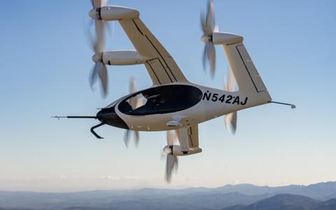 Joby's in-development electric air taxi