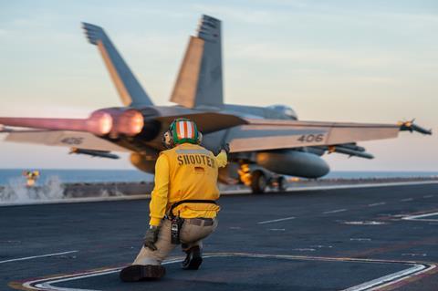 carrier launch f-18